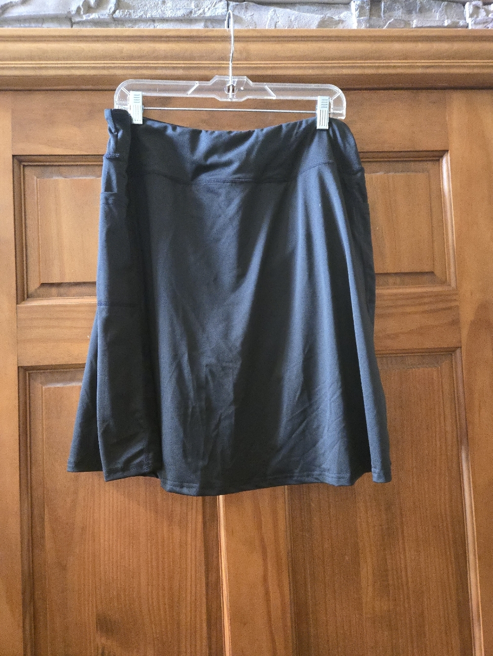KORALHY Women's 20" Knee LengthSkort Black XL - Picture 4 of 6